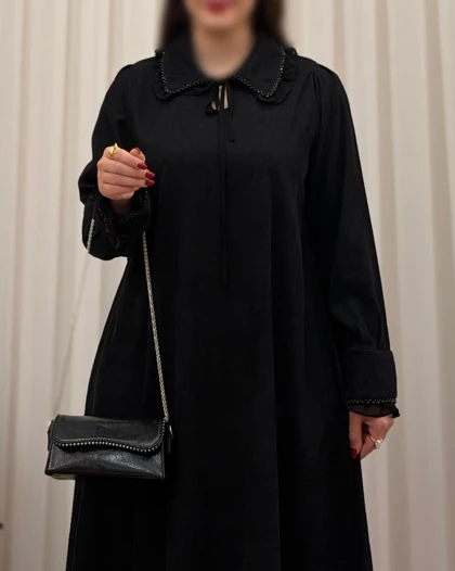 مانتو عبایی پاییزه مدل نگارین