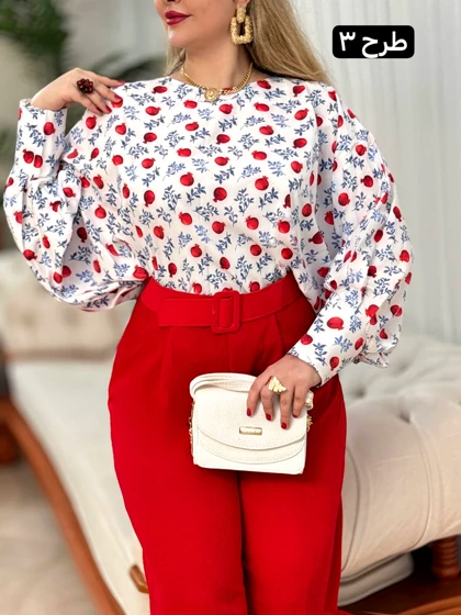 شومیز فلور یلدایی 2718