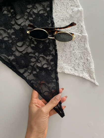 مینی اسکارف گیپور دخترانه کد 1006