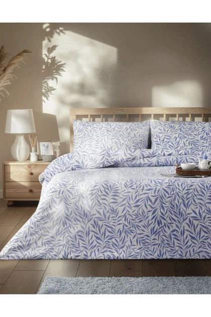 سرویس روتختی یک نفره English Home مدل Leaf Dream پنبه پلی‌استر