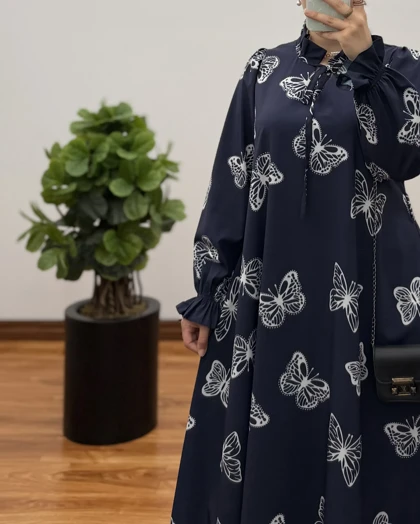 پیراهن زنانه سوپرکلوش مدل پروانه