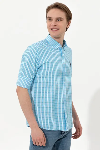 پیراهن مردانه آبی G081SZ004.000.1377084