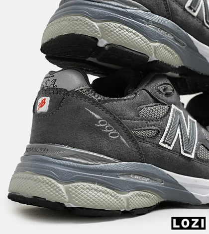 کفش کتانی طوسی فیلی NEW BALANCE 990