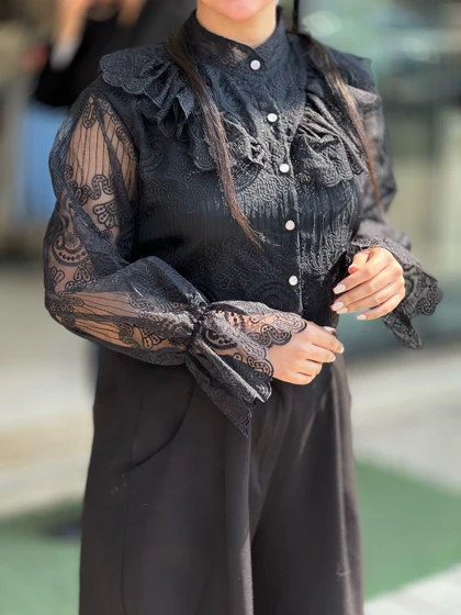 شومیز گیپور عروسکی کد 836