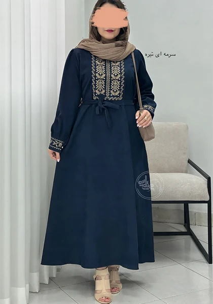 پیراهن مانتویی آذر