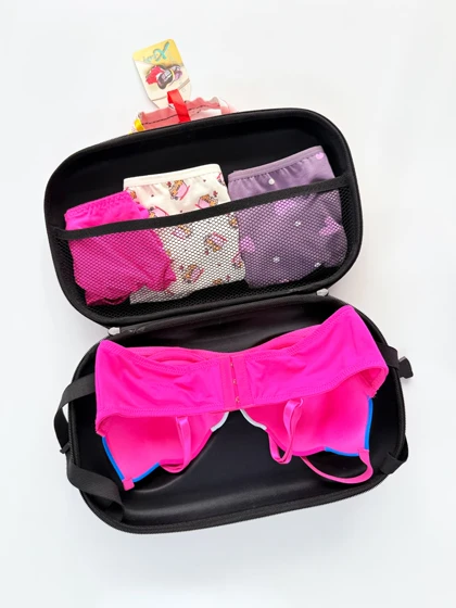 کیف لباس زیر مستطیل طرح قلب