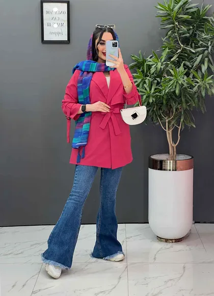 مانتو بالاژیله آستین سگک