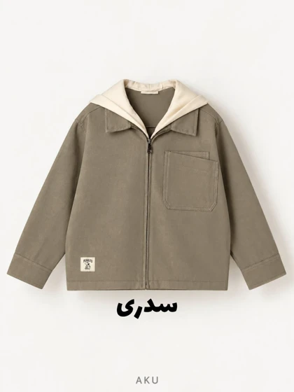 کت کتان AKU دخترانه و پسرانه پشت چاپی اسنوپی 973
