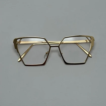 عینک فشن جنتل مانستر طلایی عدسی شفاف