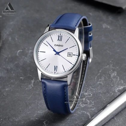 ساعت کاسیو بند چرمی Casio MTP-V002L-2B3UDF