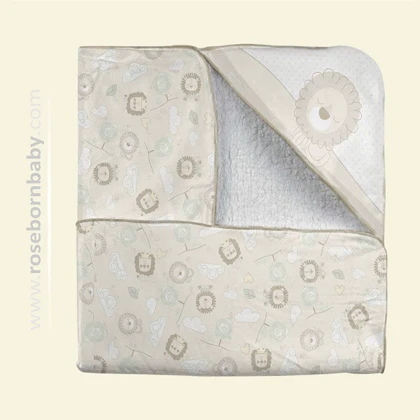 پتو کلاهدار رزبرن طرح lion cubs