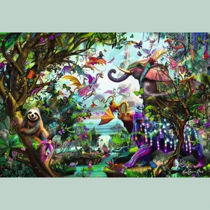 پازل 4000 تکه Ravensburger راونزبرگر مدل 12000812 طرح Tropical Dragons