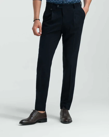ام کی کالکشن شلوار رسمی mk-2509-navy-blue