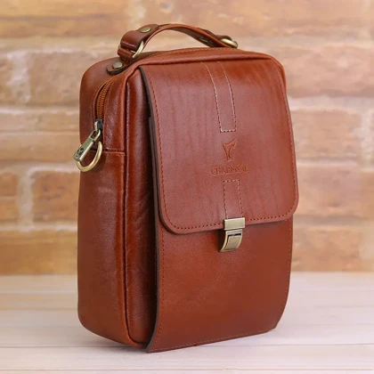 کیف رودوشی چرمسال مدل LBR042-M سایز متوسط