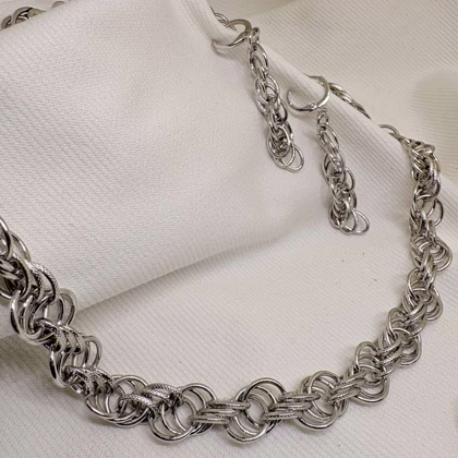 سرویس کامل برند شین مدل «حلقه‌های مهتاب» | آبکاری رادیوم با گارانتی 1 ساله