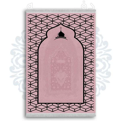 فرشینه از جنس پارچه هازان مخمل ترک طرح سجاده برند دفه کد DSJ 37