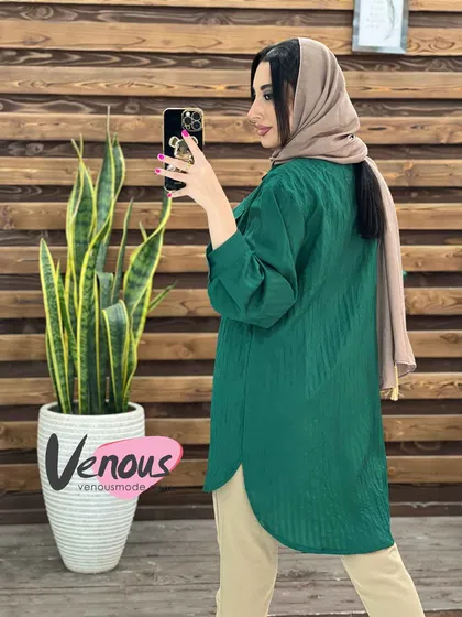 مانتو اطلسی دوجیب