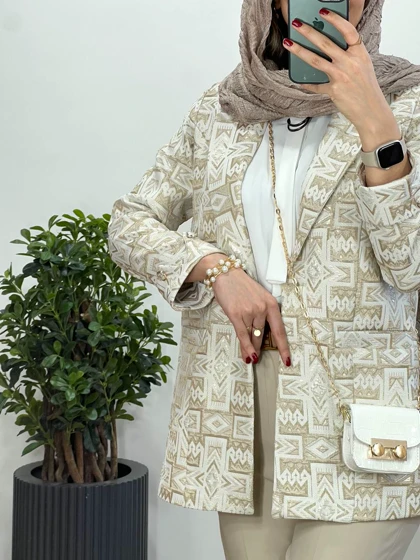 مانتو کتی ژاکارد الهه