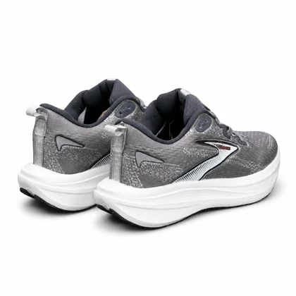 کتانی مردانه زیره بست مدل رانینگ بروکس طوسی BROOKS