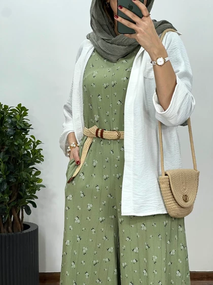 سرهمی شکوفه همراه با کمربند 6