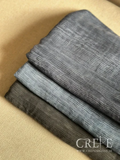 شال حریر موج دار