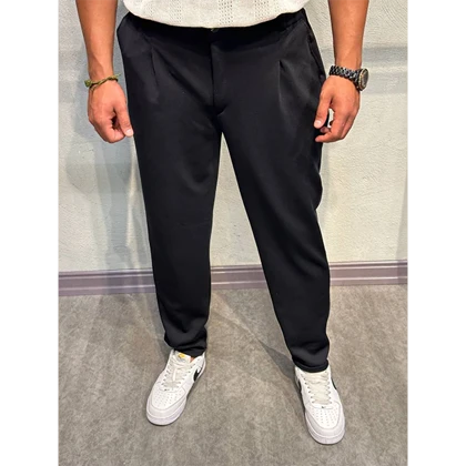 شلوار مام فیت پارچه ای