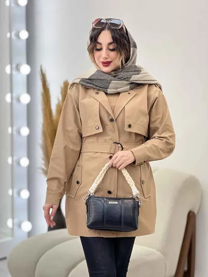 بارانی ژیله دار ساینا