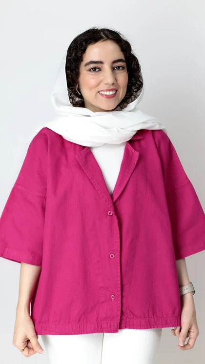 کت کتان باکسی