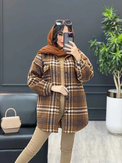 شکت چهارخونه تک جیب
