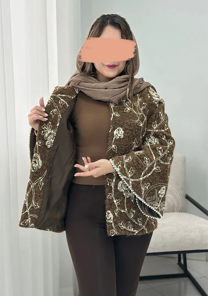 کت مزونی مروارید