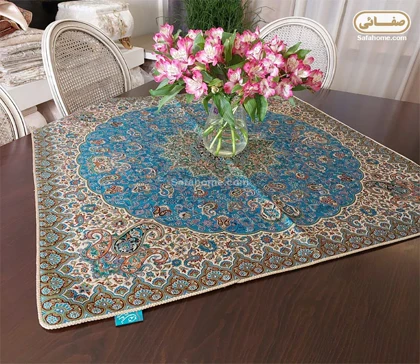 رومیزی 11 ترمه اصل هاشمی کد 24 با 11 رنگ متنوع
