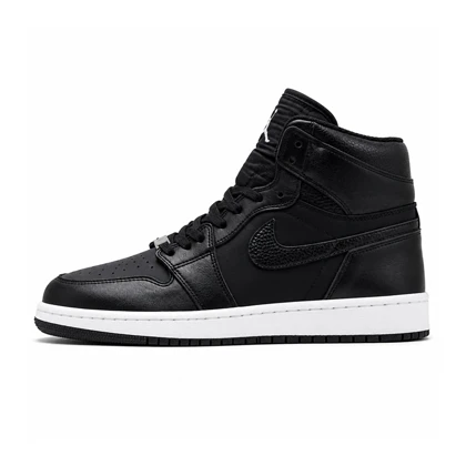 کفش و کتانی مردانه و زنانه ساق‌دار مدل NIKE JORDAN 1 رنگ مشکی کد 2123