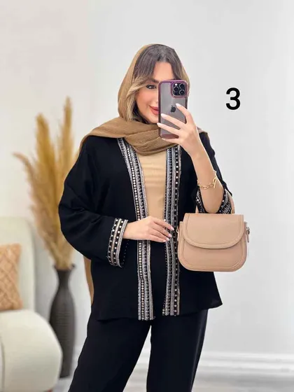ست کت و شلوار پولک دوزی