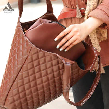 کیف زنانه بزرگ YSL Tote Bag A01