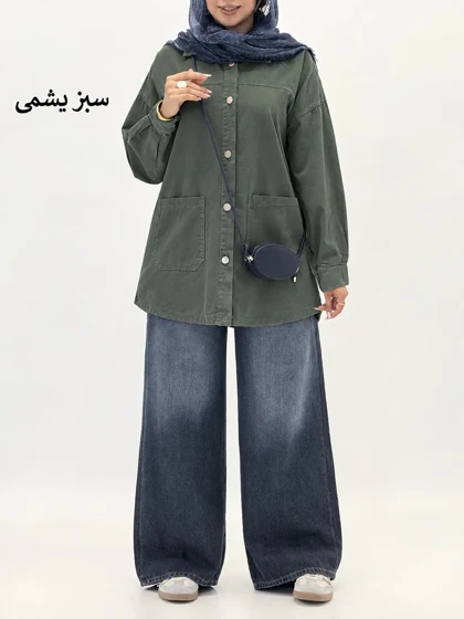 6648-مانتو کتان مرداس