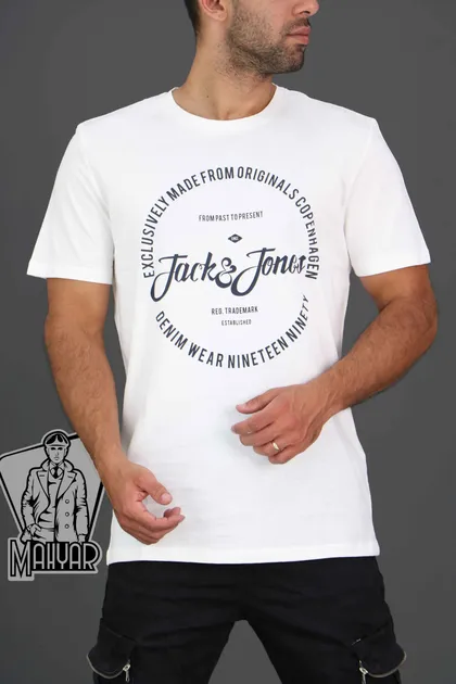 تیشرت آستین کوتاه JACK & JONES