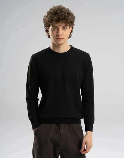 یقه گرد بیسیک مردانه