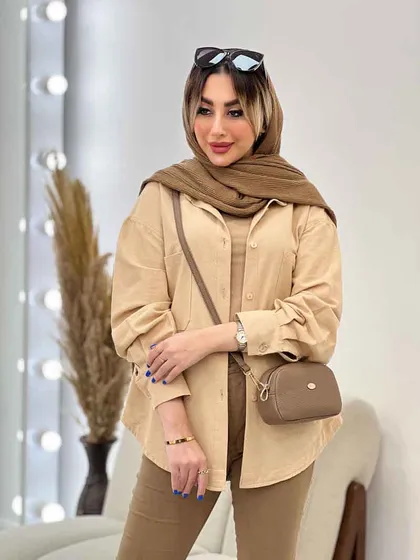 مانتو دو جیب ترنگ