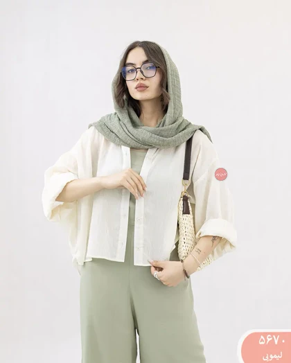 شومیز راه راه الیور 5670