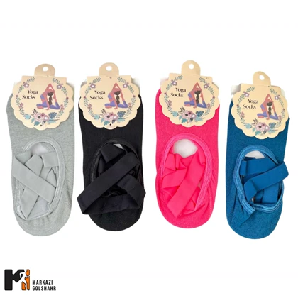 جوراب پیلاتس ضد لغزش کد 104