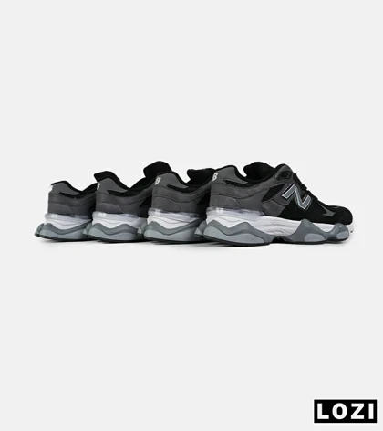 کفش کتانی مردانه و زنانه مشکی طوسی NEW BALANCE 9060