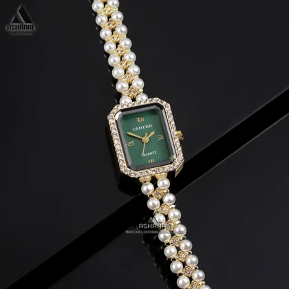 ساعت کارتیه بند مروارید Cartier A80