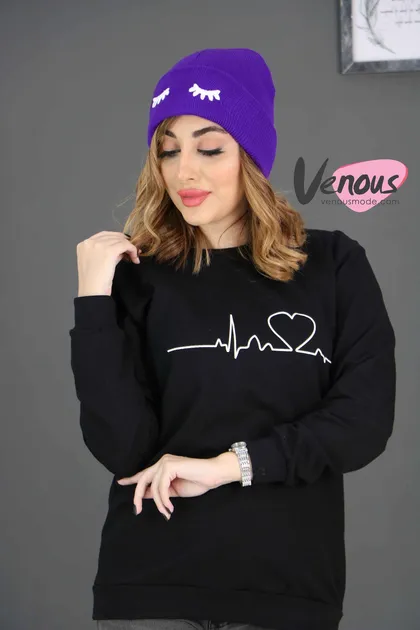 کلاه بافت مژه
