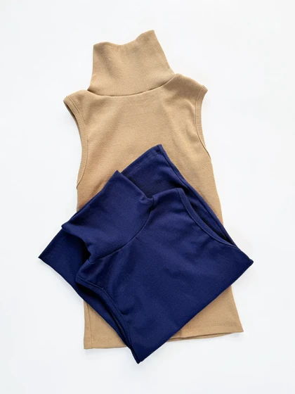 کراپ تاپ کبریتی یقه اسکی