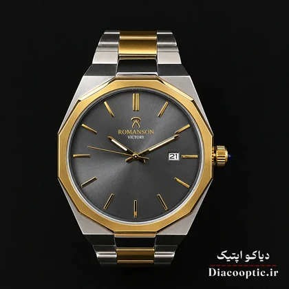 ساعت مچی مردانه موتور ژاپن اصلی برند رمانسون مدل RV2500M چند ضلعی