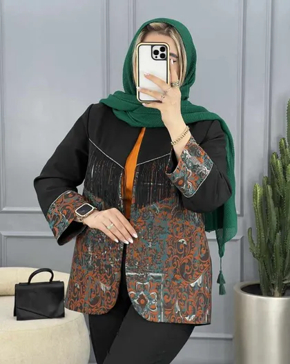 کت مزونی ریش دار(89)کد3557