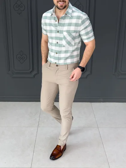 شلوار 334 ZARA کرم