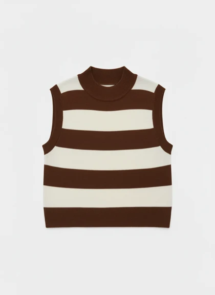 تاپ بافت راه راه زنانه رزمری مدل Rose Merry CL3253