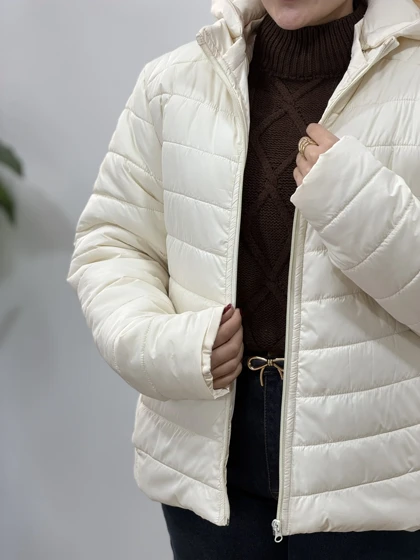 کاپشن زنانه کلاهدار الهه