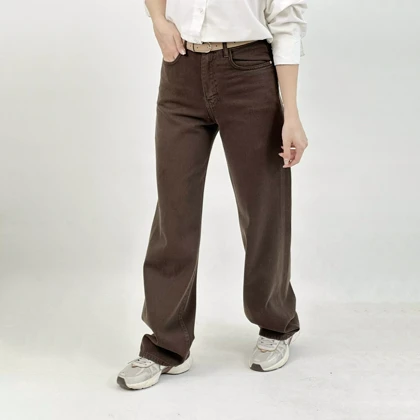 شلوار جین نیم بگ 1008252